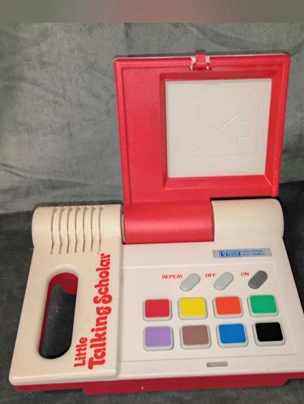 VTG 1989 Vtech Little Talking Scholar Toy - No Cards - Works